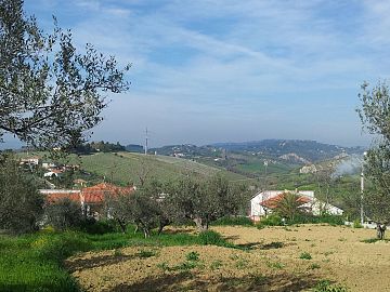 Terreno Edificabile Res. in vendita a Casalincontrada (CH) lungo la provinciale Chieti Casalicontra foto 2