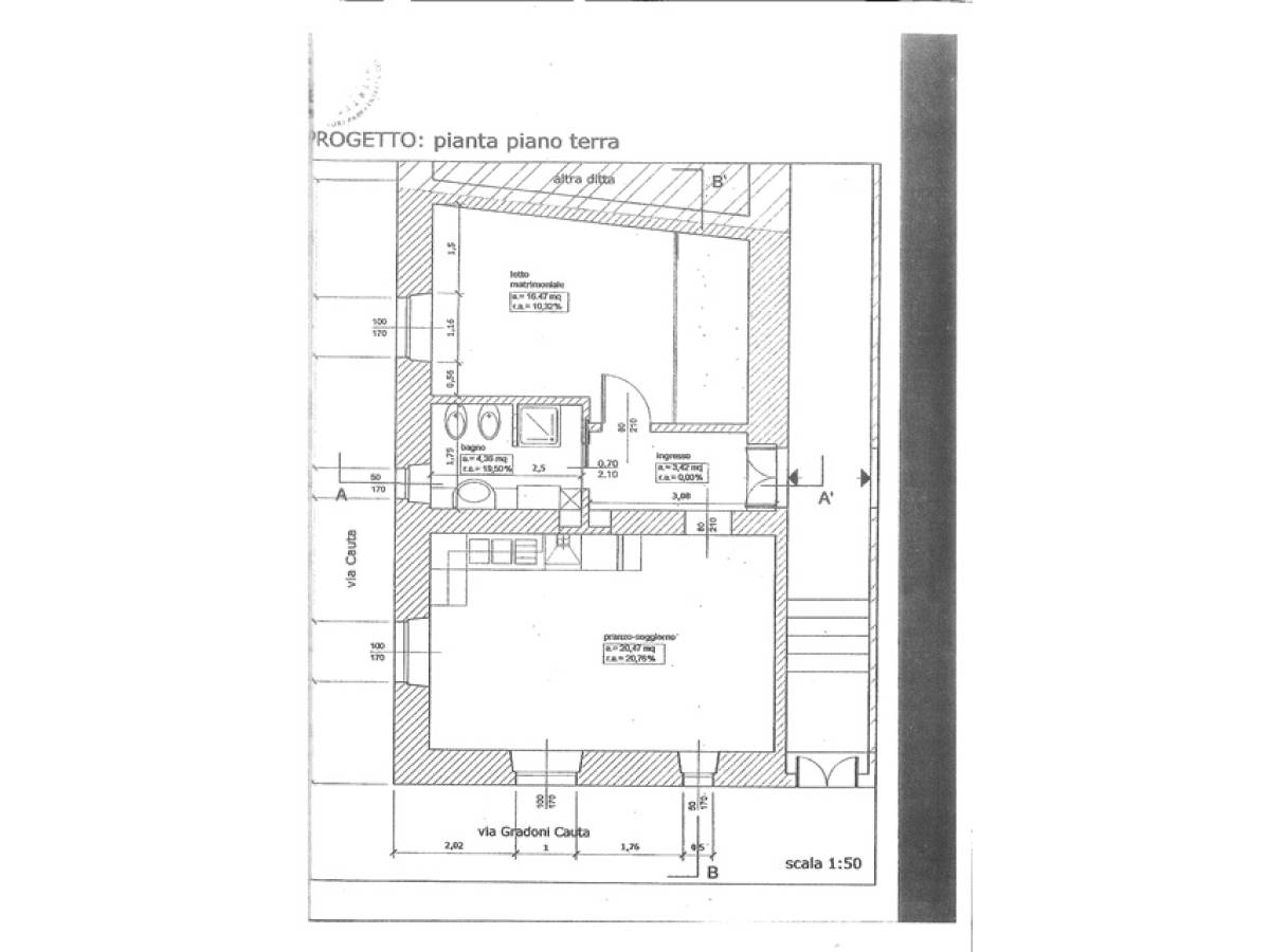 Apartment for sale in Via Cauta n.2  in C.so Marrucino - Civitella area at Chieti - 603073 foto 14