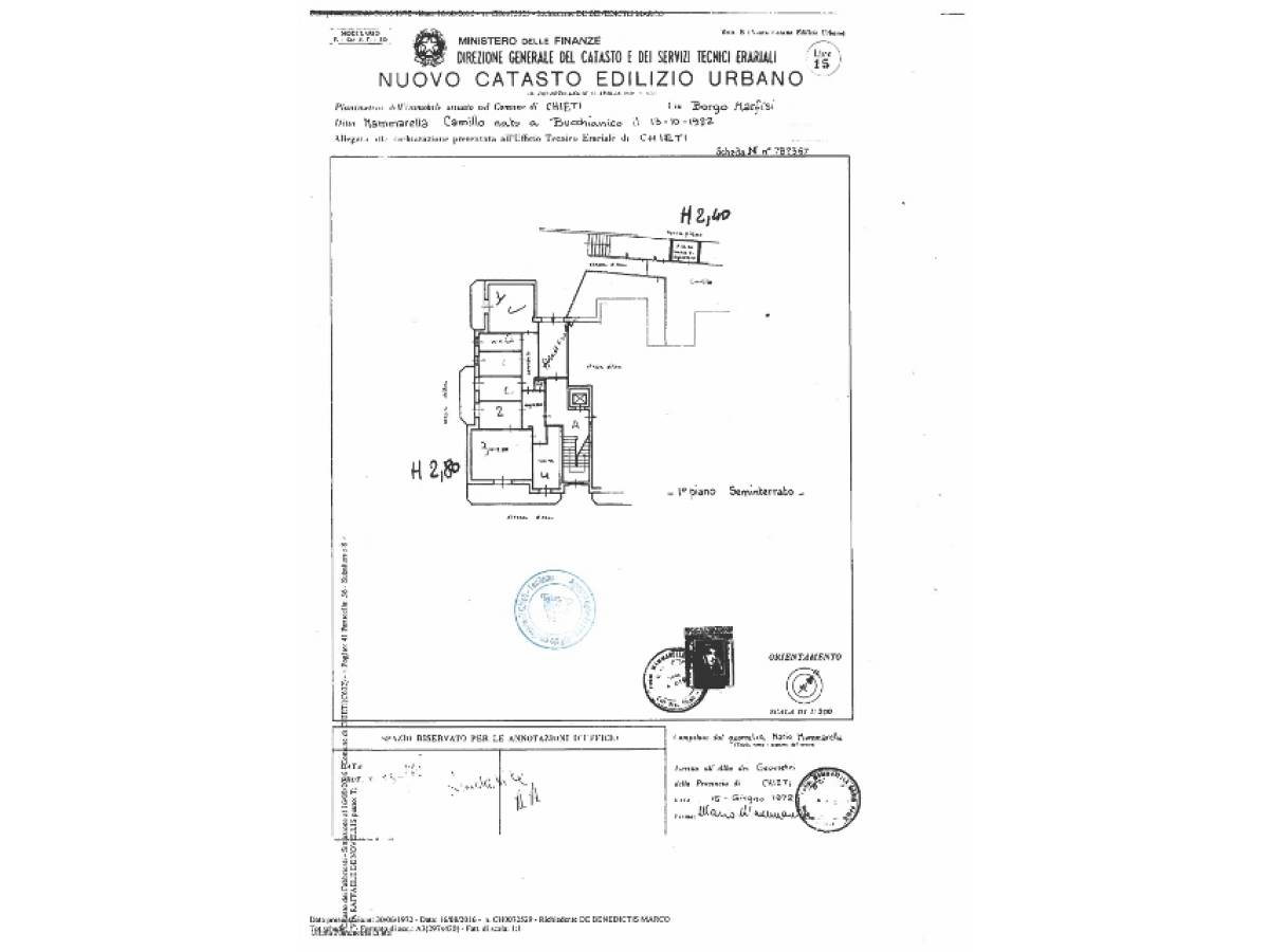 Apartment for sale in Via De Novellis n.57  in Villa - Borgo Marfisi area at Chieti - 949587 foto 15