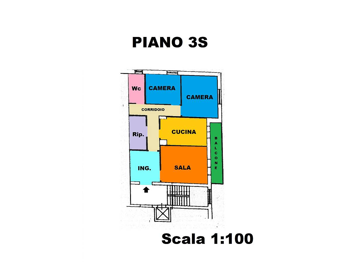 Apartment for sale in Via Federico Salomone 99  in Porta Pescara - V. Olivieri area at Chieti - 298550 foto 25