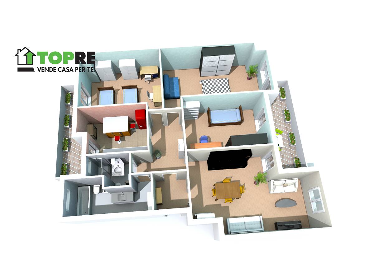Apartment for sale in Via D'Annunzio  in Scalo Mad. Piane - Universita area at Chieti - 9593094 foto 26