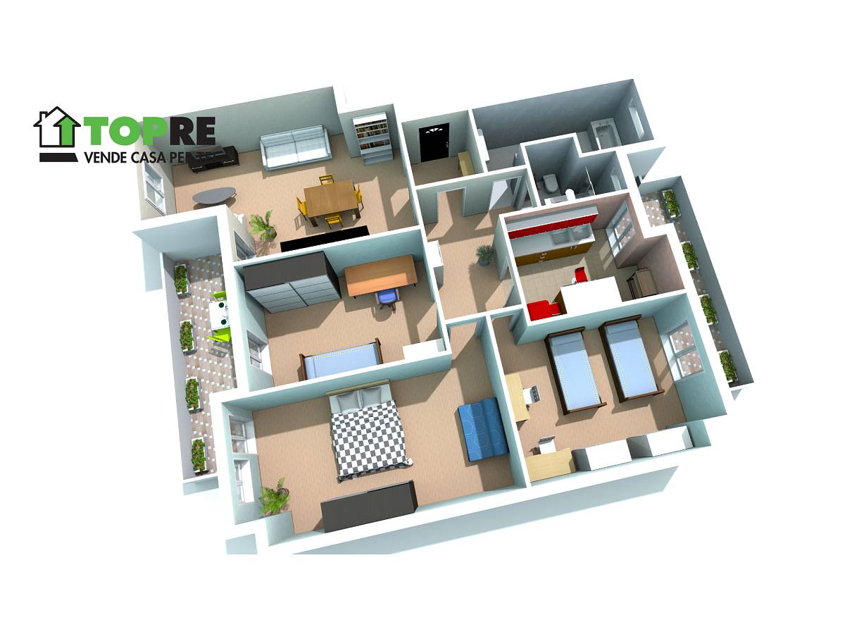 Apartment for sale in Via D'Annunzio  in Scalo Mad. Piane - Universita area at Chieti - 9593094 foto 27