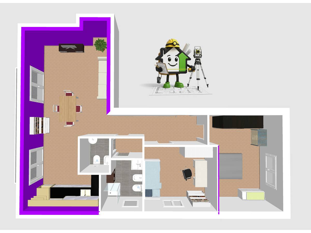 Apartment for sale in Via Cola dell’Amatrice at L'Aquila - 5134478 foto 9