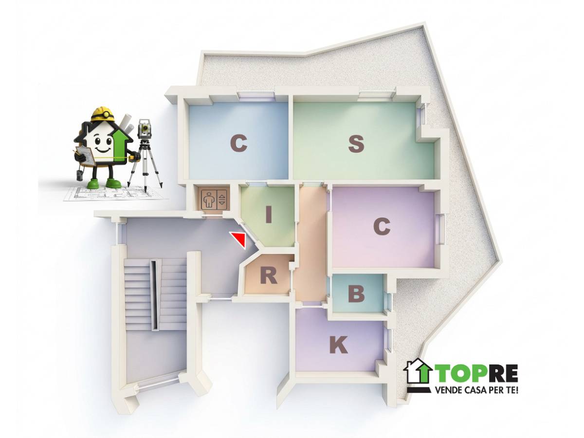 Apartment for sale in Via Madonna degli Angeli in Mad. Angeli-Misericordia area at Chieti - 6478049 foto 29